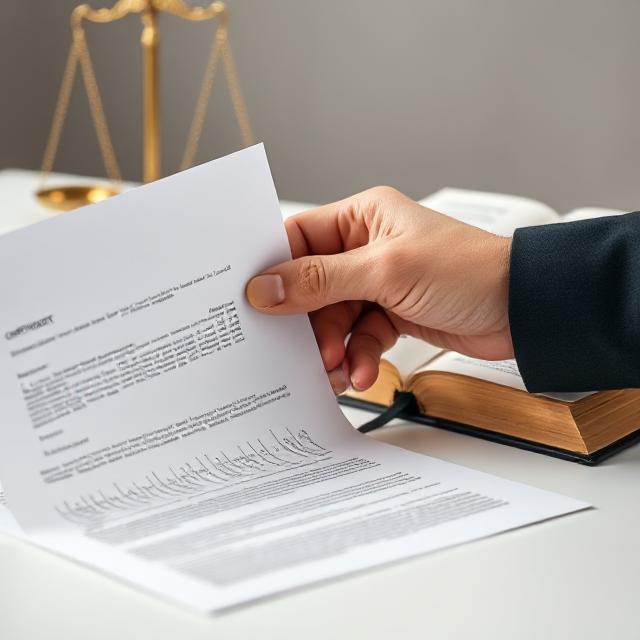 Persona leyendo tutela